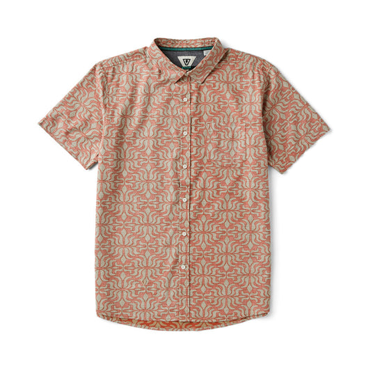 Camisa Manga Curta Vissla Zanzibar Eco Chilli