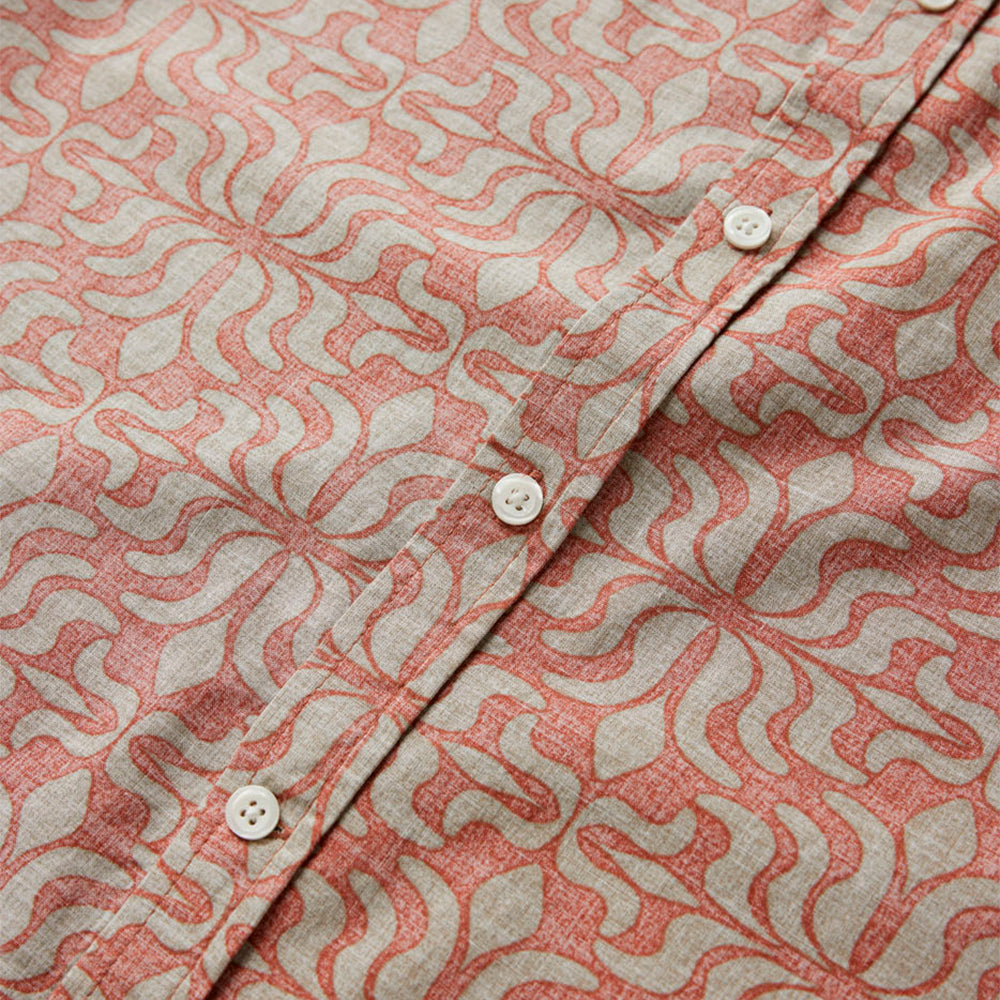 Camisa Manga Curta Vissla Zanzibar Eco Chilli