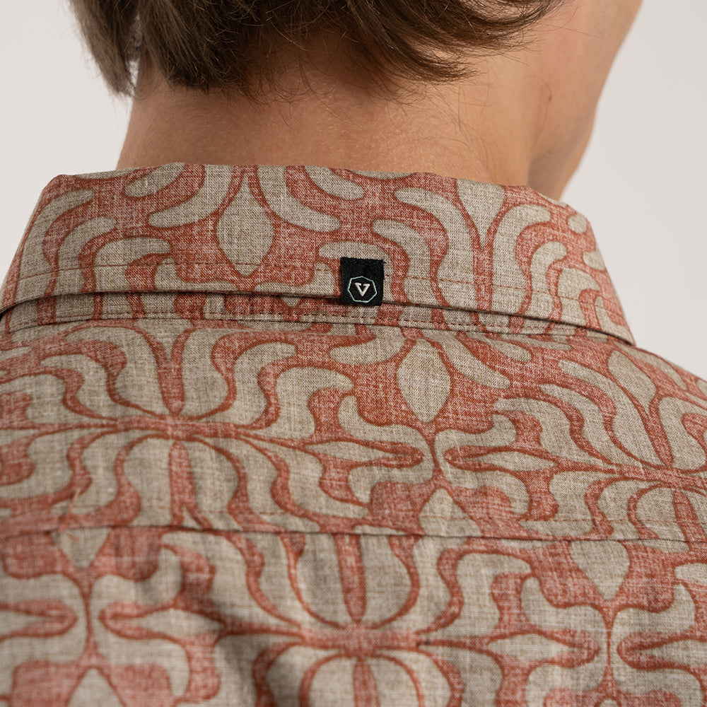Camisa Manga Curta Vissla Zanzibar Eco Chilli