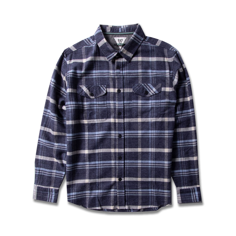 Camisa Flanela Vissla Central Coast Nightshade