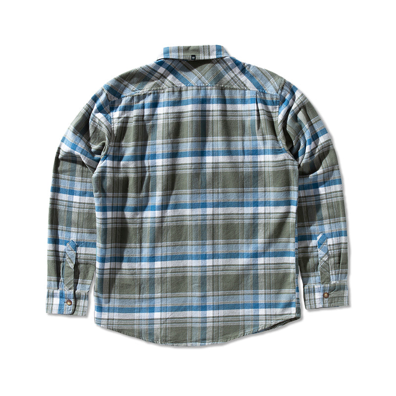 Camisa Flanela Vissla Central Coast Eco Verde