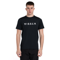 Thumbnail for Camiseta Surf Manga Curta Preta Vissla Foundation