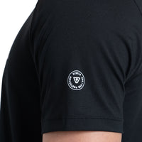 Thumbnail for Camiseta Surf Manga Curta Preta Vissla Foundation