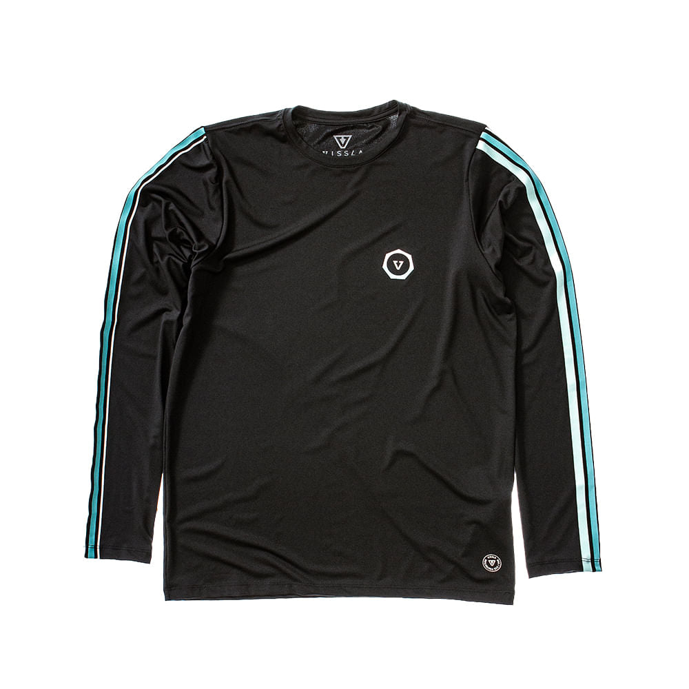 Lycra Vissla manga Longa Stripes Trip Preta