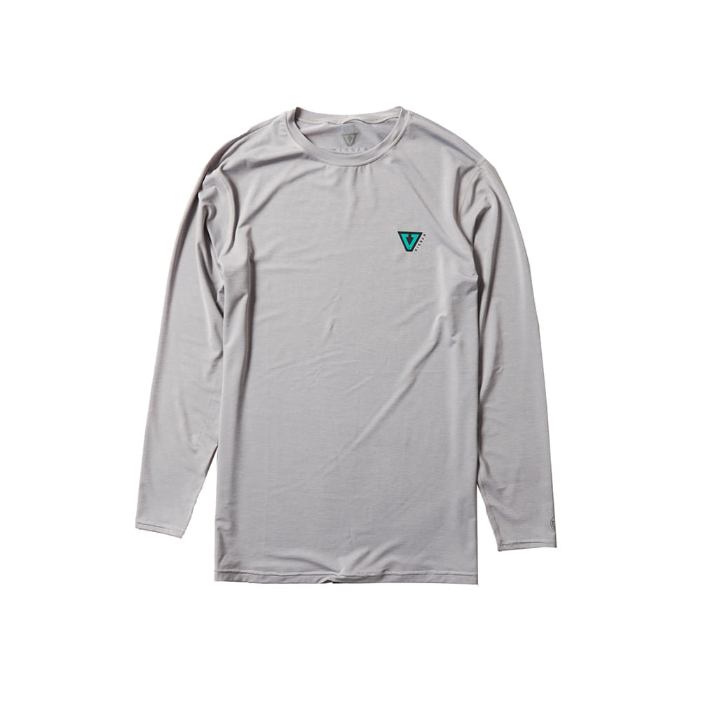 Lycra Vissla Manga Longa Twisted Eco Ls Cinza