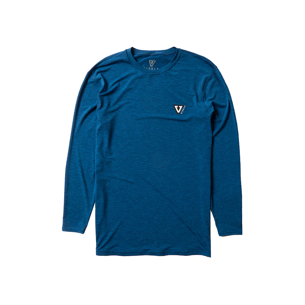 Lycra Vissla Manga Longa Twisted Eco Ls Azul