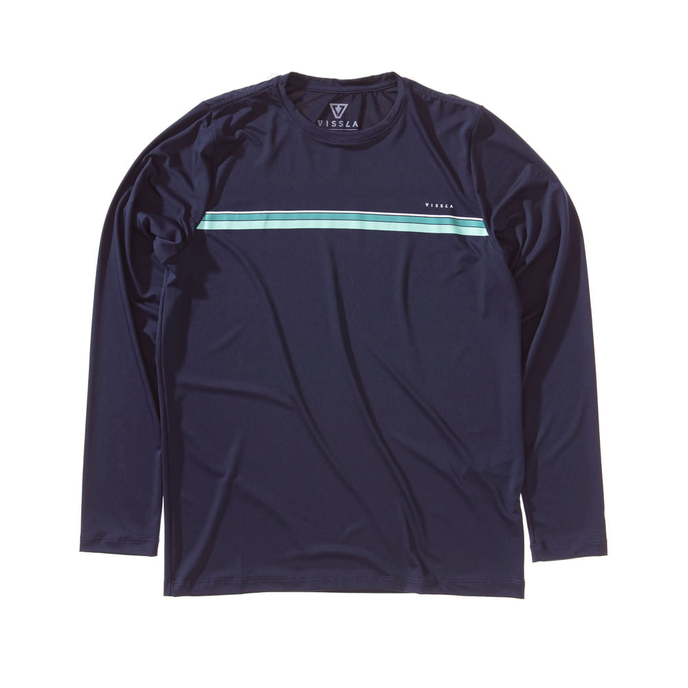 Lycra Vissla Manga Curta The Trip Azul Marinho