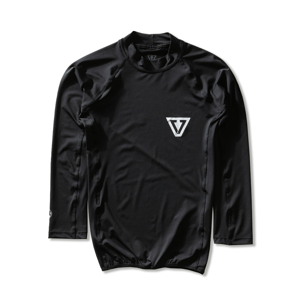 Camiseta Surf Manga Longa Preta Vissla All Times