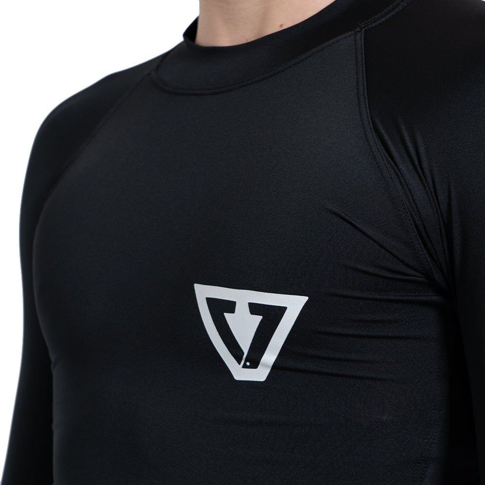 Camiseta Surf Manga Longa Preta Vissla All Times