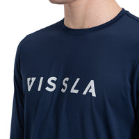 Thumbnail for Camiseta Surf Manga Longa Azul Marinho Vissla The Trip