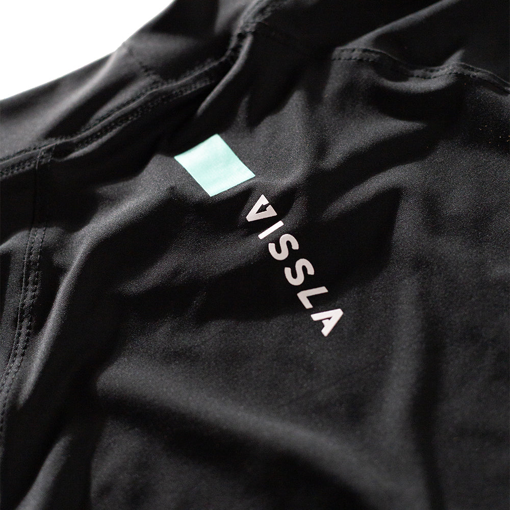 Camiseta Surf Vissla All Times Preta Manga Longa UV 50+