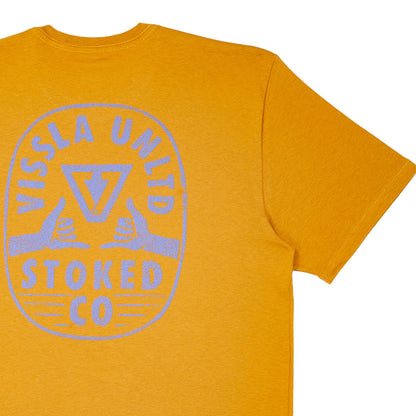 Camiseta Vissla Stoke Company Amarela