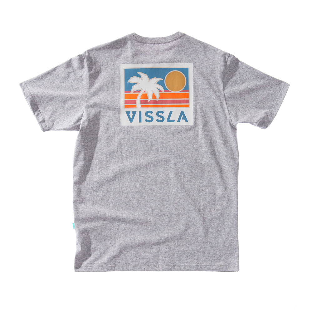 Camiseta Vissla Horizon Cinza
