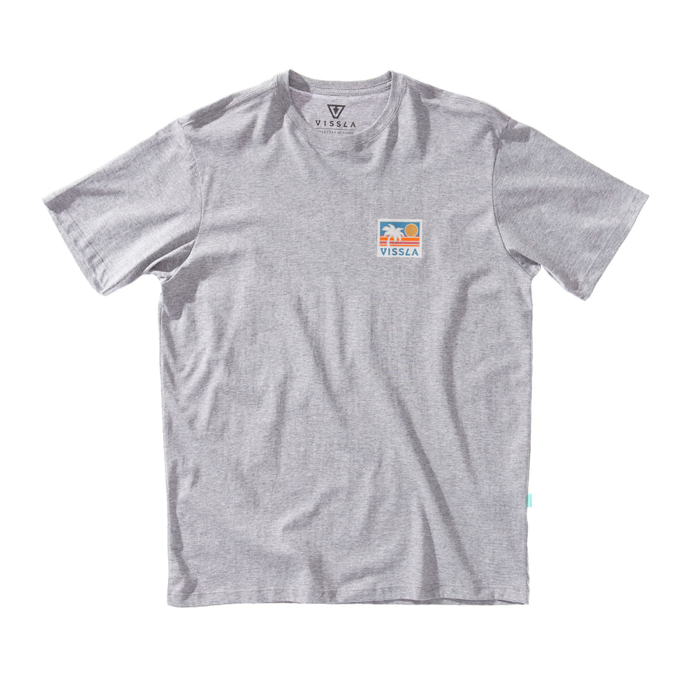 Camiseta Vissla Horizon Cinza