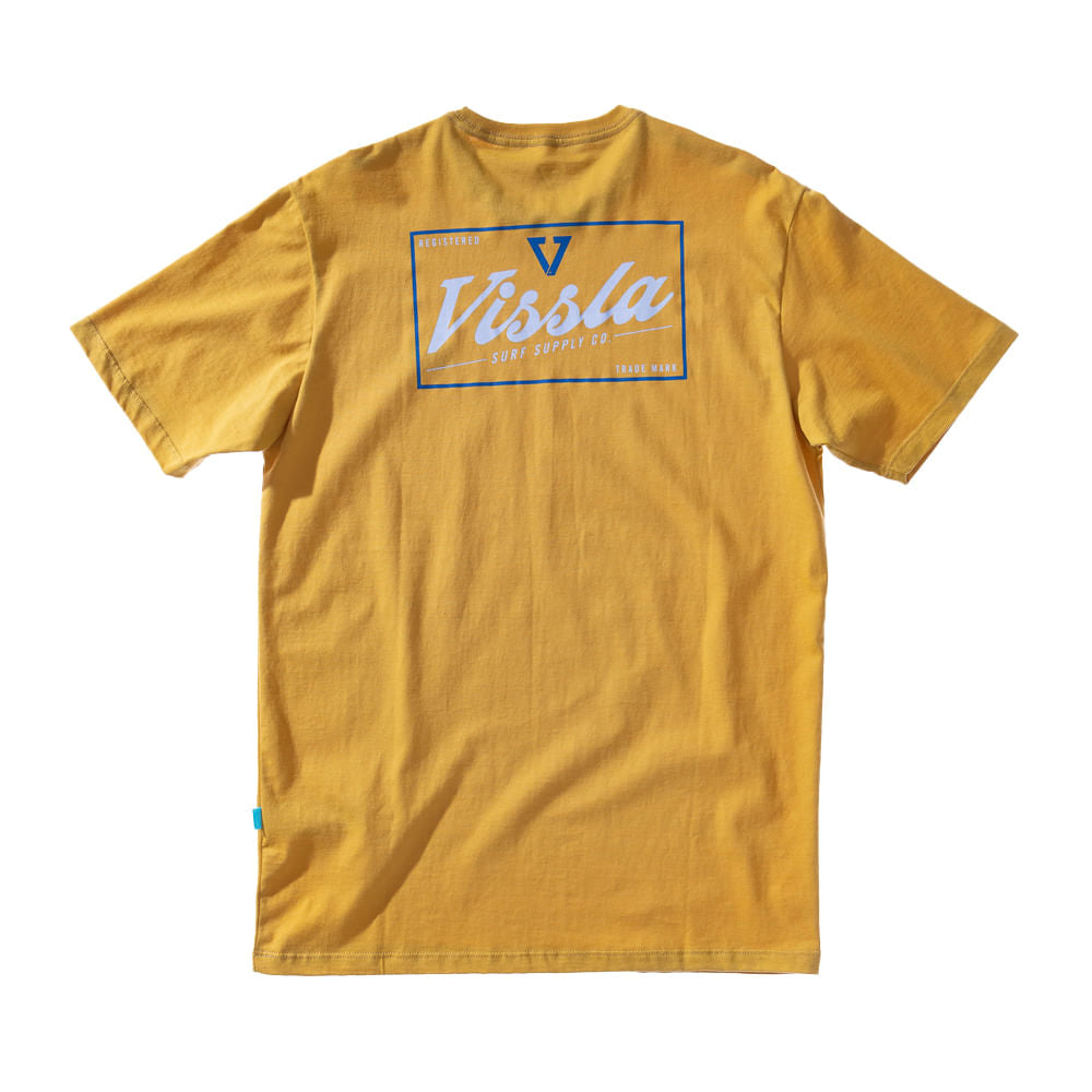 Camiseta Vissla Label Amarela