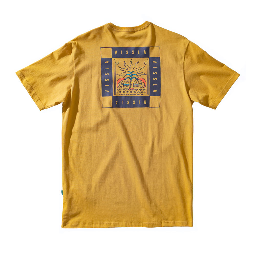 Camiseta Vissla Shaman Amarela
