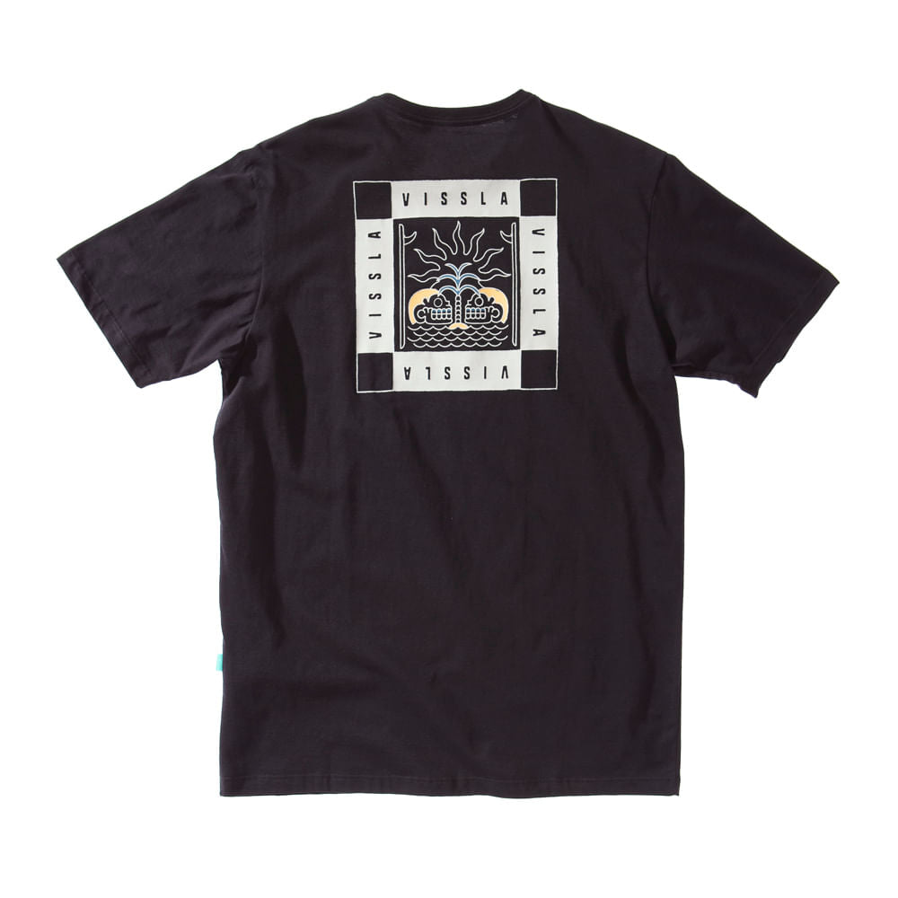 Camiseta Vissla Shaman Preta