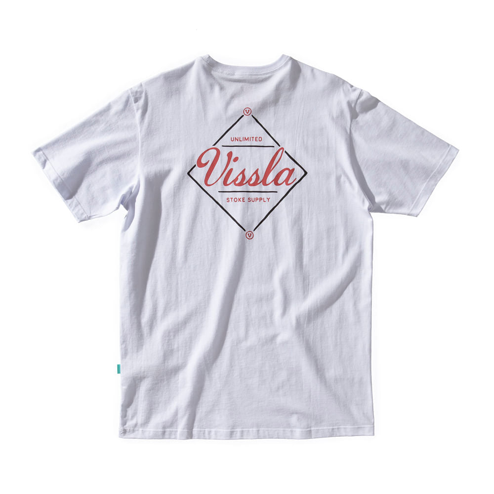 Camiseta Vissla Strike Branca