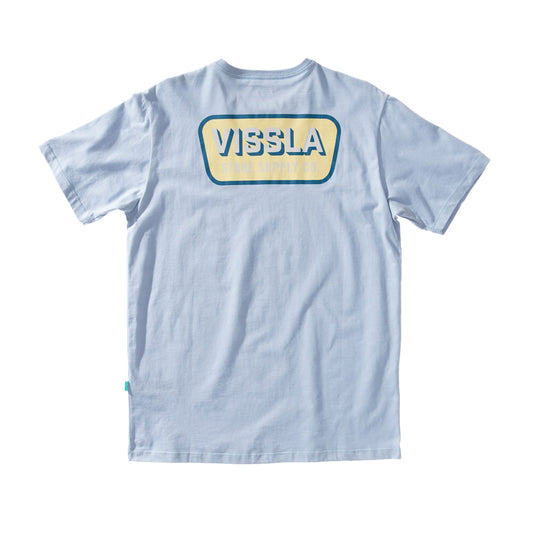 Camiseta Vissla Supply Co Azul Claro