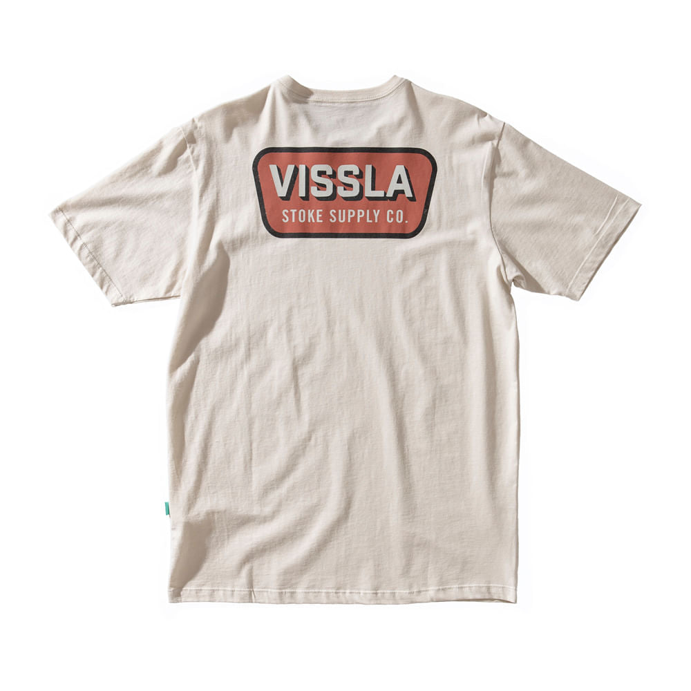 Camiseta Vissla Supply Co Off White