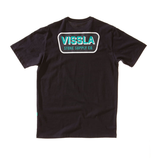 Camiseta Vissla Supply Co Preto