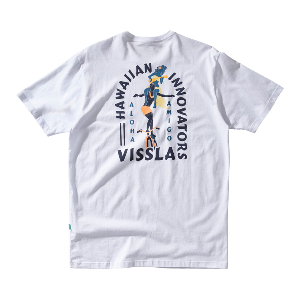 Camiseta Vissla Risky Branca