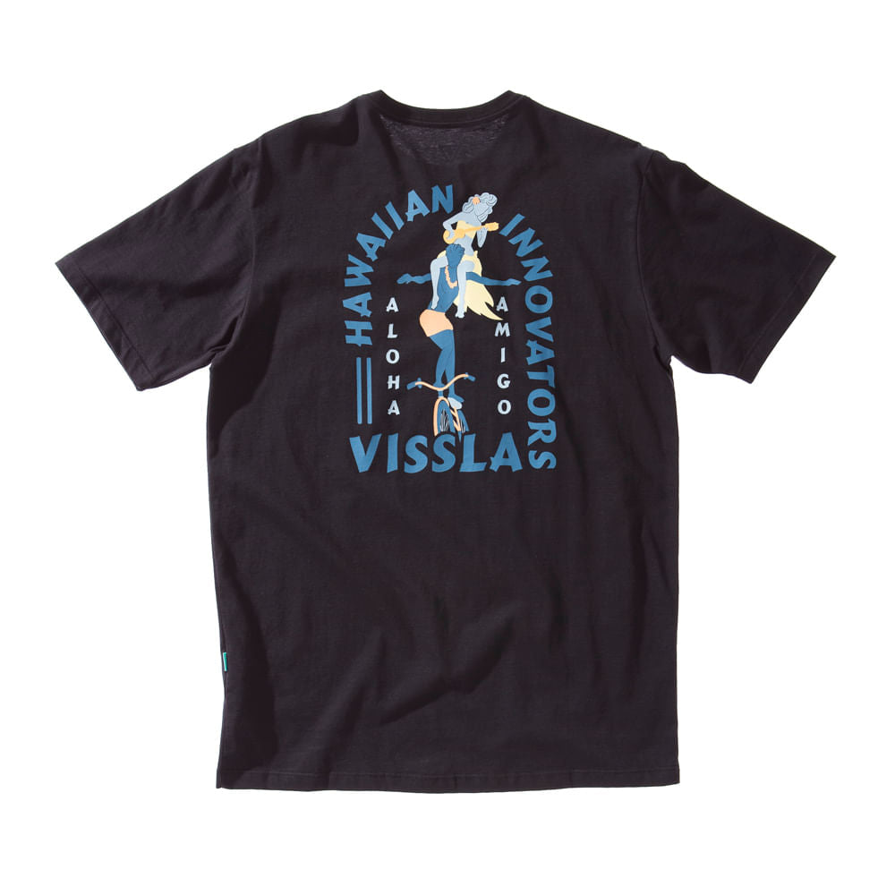 Camiseta Vissla Risky Preto