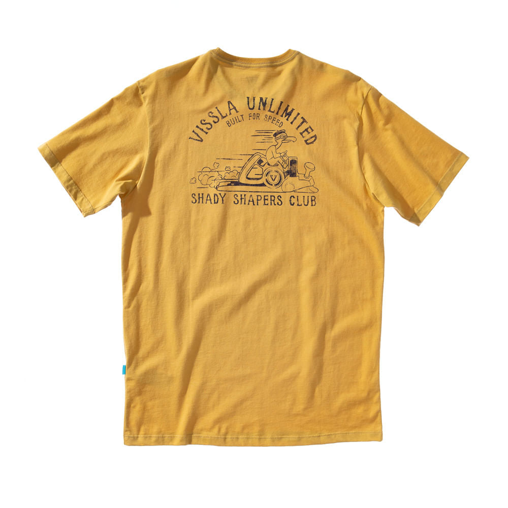 Camiseta Vissla Shapers Club Amarela