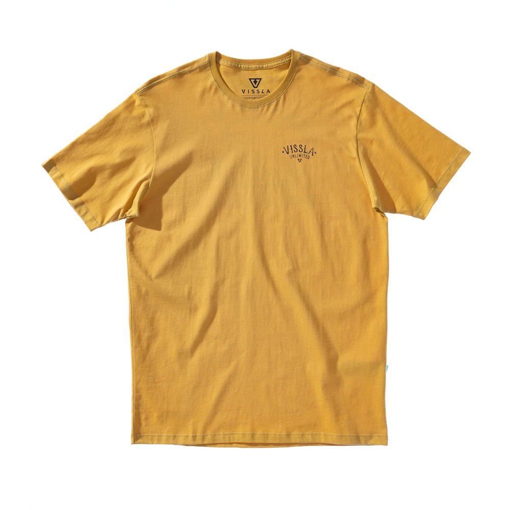 Camiseta Vissla Shapers Club Amarela