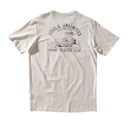 Camiseta Vissla Shapers Club Off White