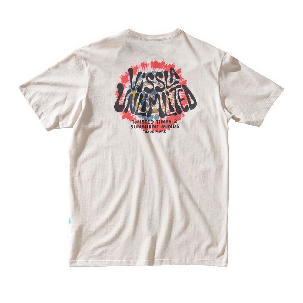 Camiseta Vissla Shread Head Off White