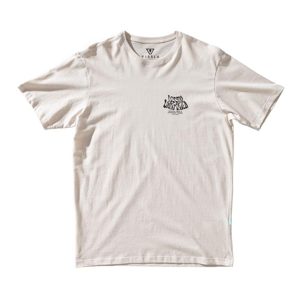 Camiseta Vissla Shread Head Off White