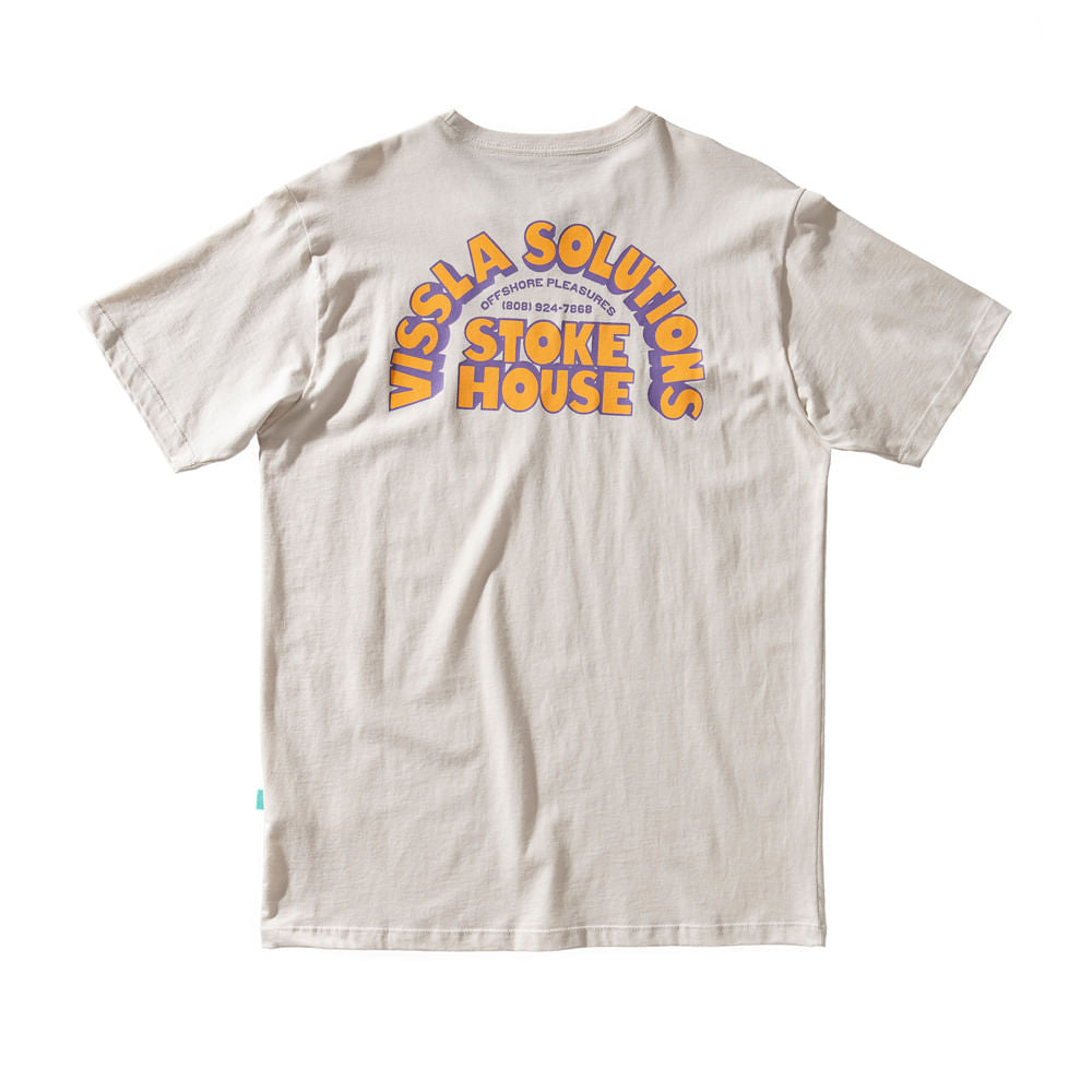 Camiseta Vissla Solutions Off White