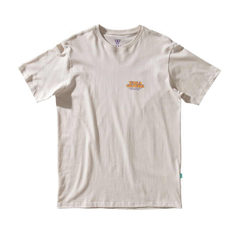 Camiseta Vissla Solutions Off White
