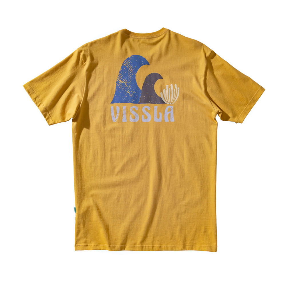 Camiseta Vissla The Isle Amarela