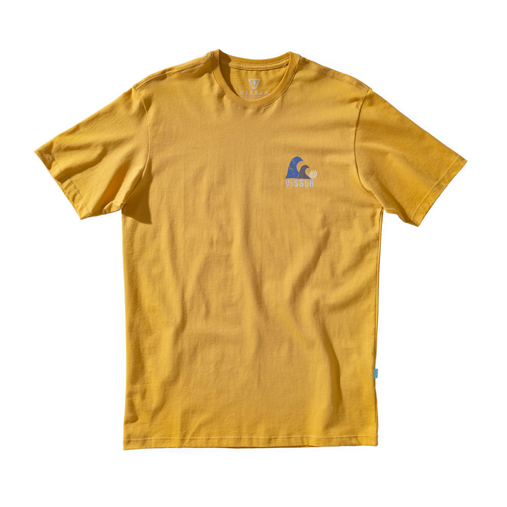 Camiseta Vissla The Isle Amarela