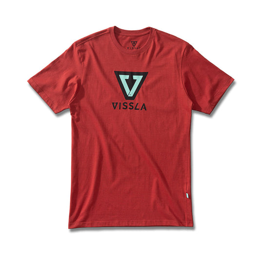 Camiseta Vissla Corporate Vermelha