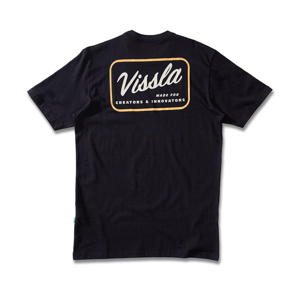 Camiseta Vissla Scripted Preta
