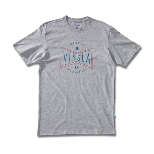 Camiseta Vissla Emblem Cinza