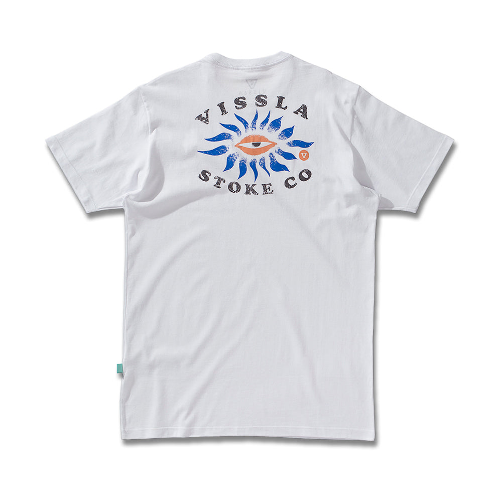 Camiseta Vissla Yinn Inner Stoke Branca