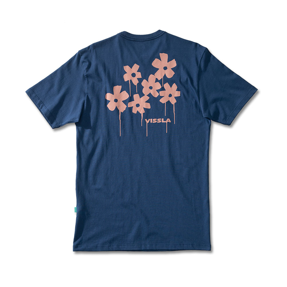 Camiseta Vissla Waterlogged Dark Denim