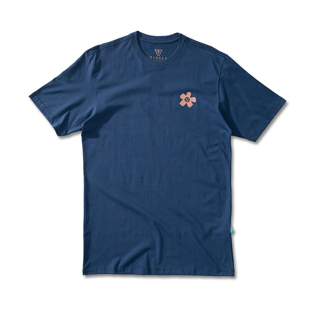 Camiseta Vissla Waterlogged Dark Denim
