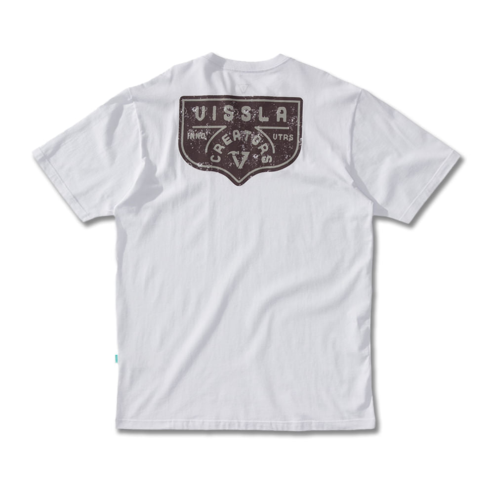 Camiseta Vissla Ycre Crest Branca