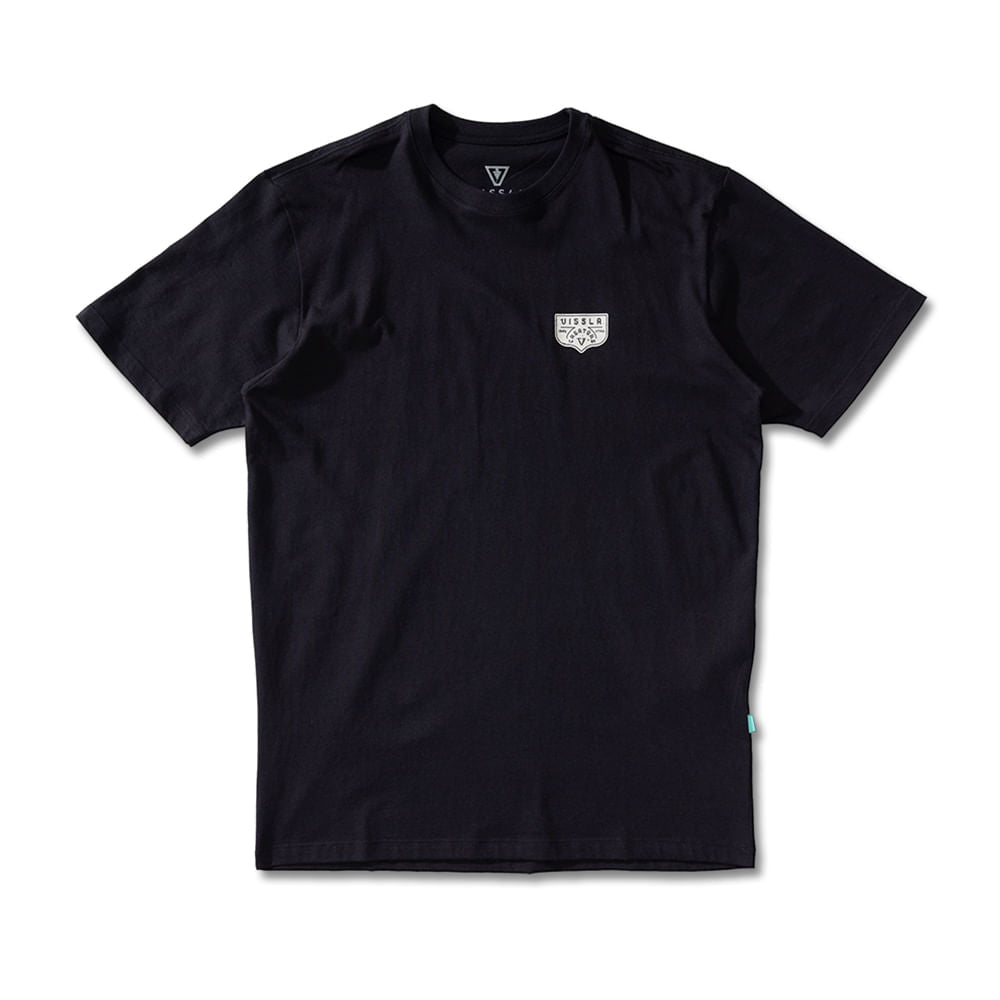 Camiseta Vissla Ycre Crest Preta