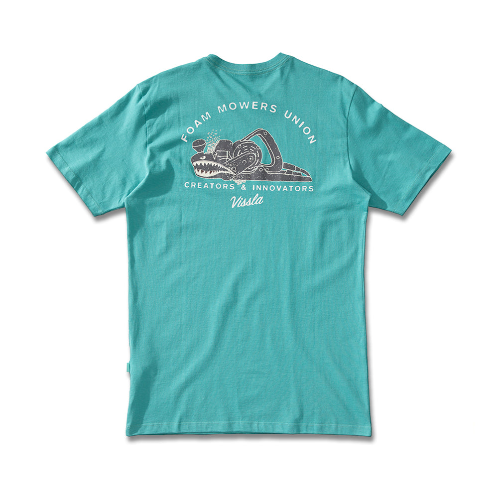 Camiseta Vissla Foam Mowers Verde Jade