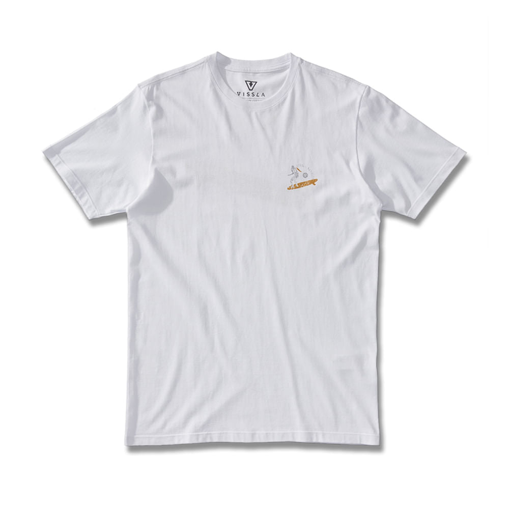 Camiseta Vissla Shadow Bandit Branca