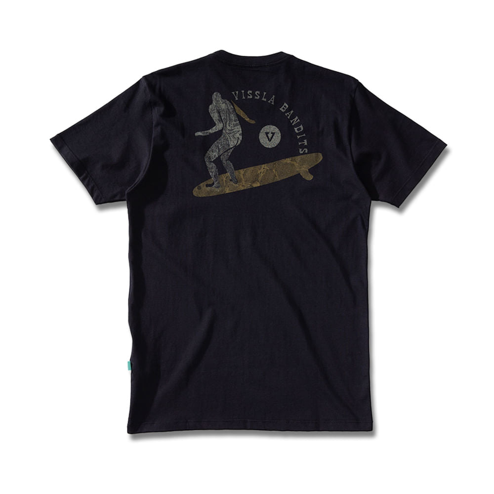 Camiseta Vissla Shadow Bandit Preta