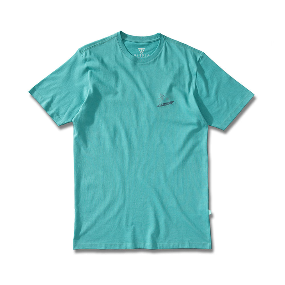 Camiseta Vissla Shadow Bandit Verde Jade