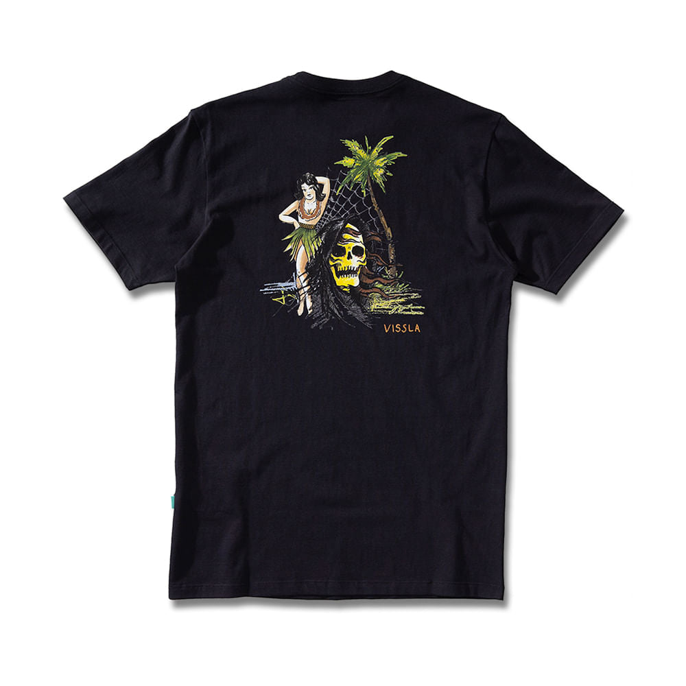 Camiseta Vissla Hula Clash Preta