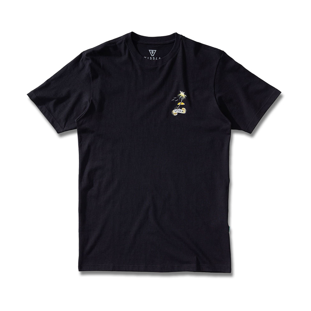 Camiseta Vissla Hula Clash Preta